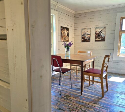 Utstilling på Silkevippa i Åmot Gammel tømre kunst