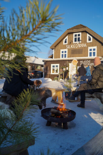 Jolemarknad hjå Silkevippa